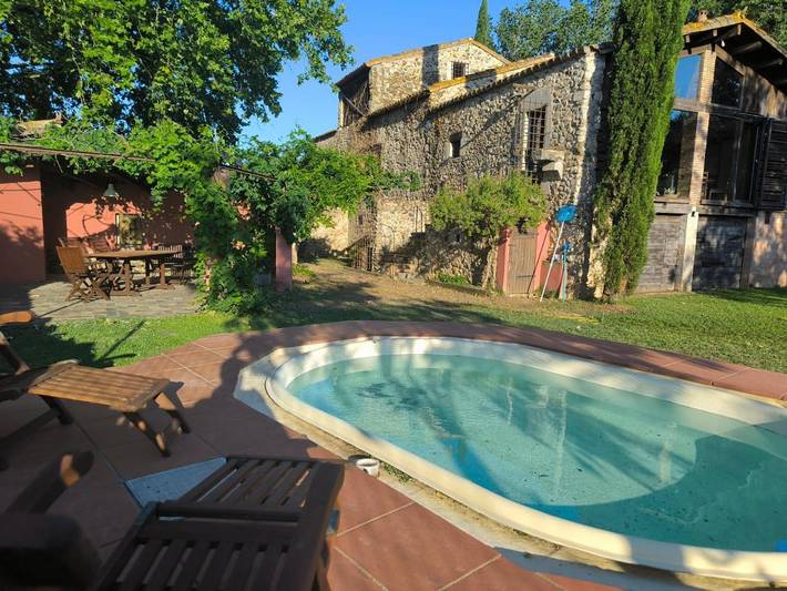 Maison de campagne pour 2 personnes, avec vue ainsi que jardin et piscine à Bordils - 2