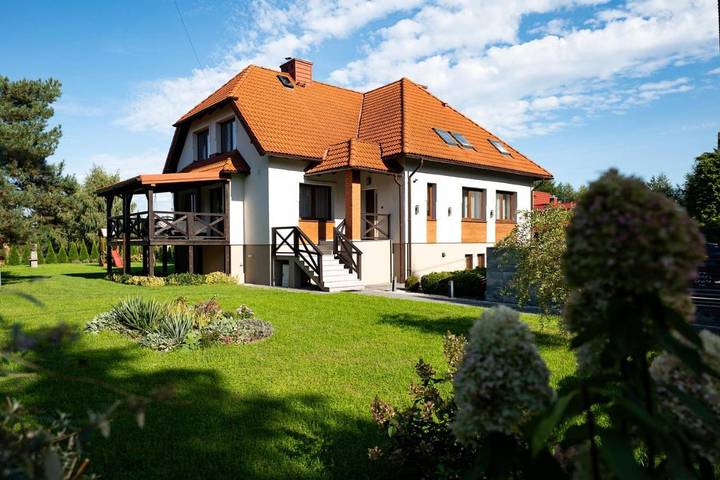 Ferienwohnung für 2 Personen, mit Ausblick und Garten sowie Sauna, mit Haustier
