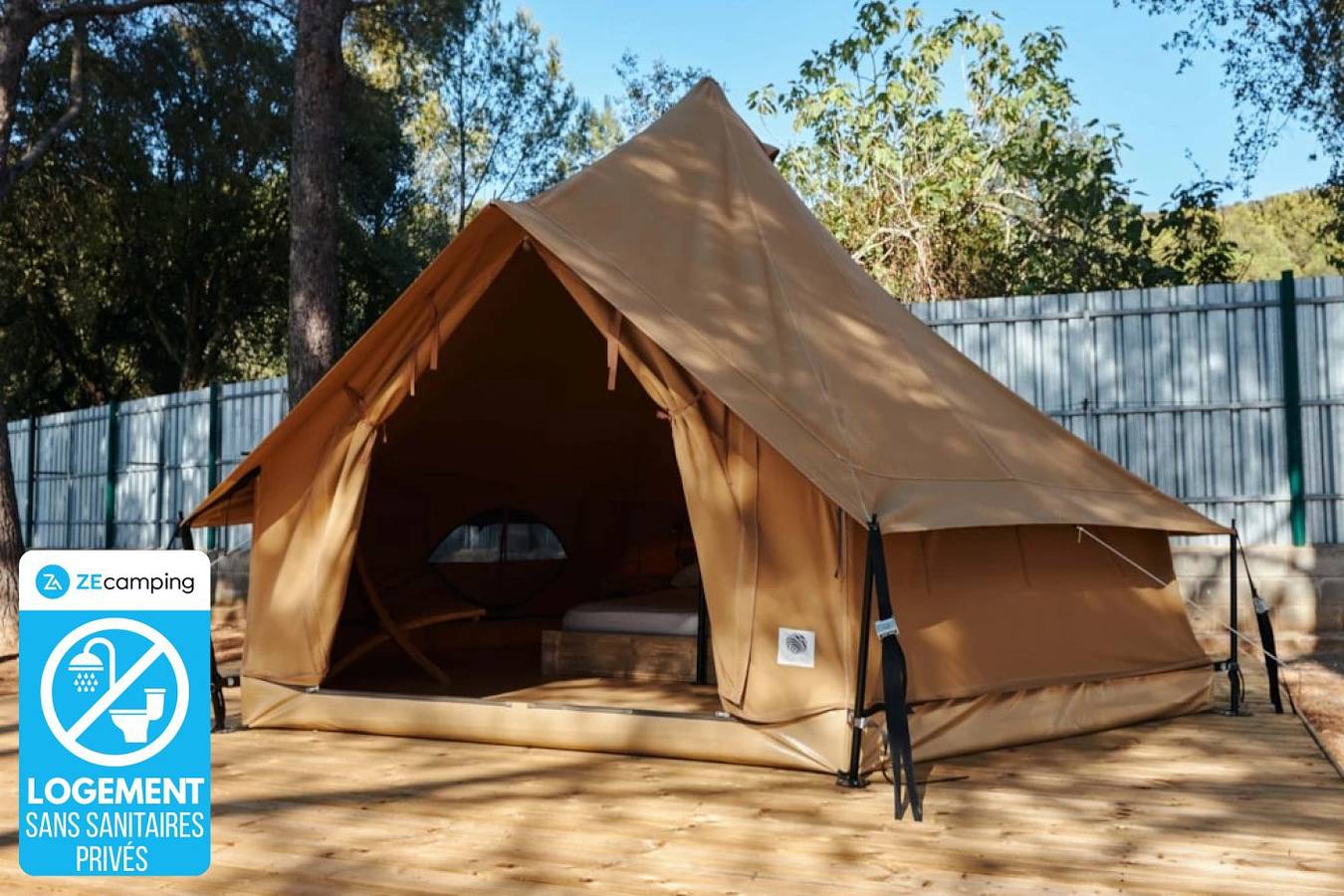 Zecamping 4 étoiles toboggans pataugeoire locatif 10m2 2 pers in Pals, Costa Brava