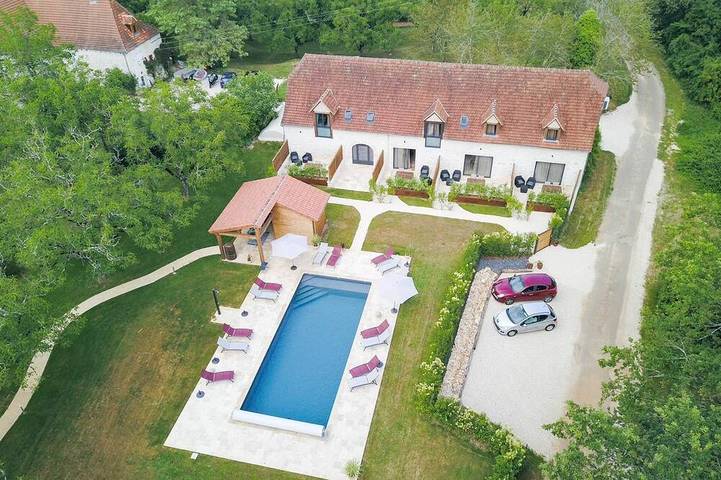 Gîte pour 14 personnes, avec jacuzzi et sauna à Saint-Sozy - 4