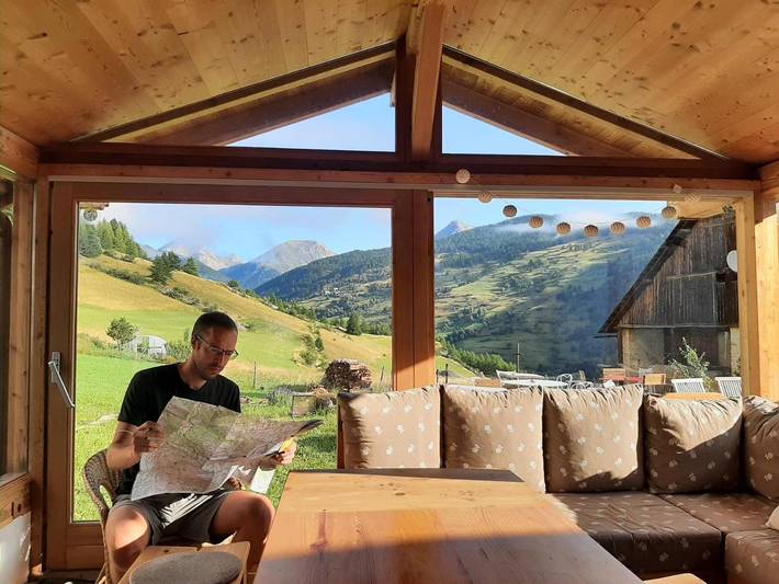 Chambre d’hôte pour 2 personnes, avec jardin ainsi que vue et terrasse à Arvieux - 2