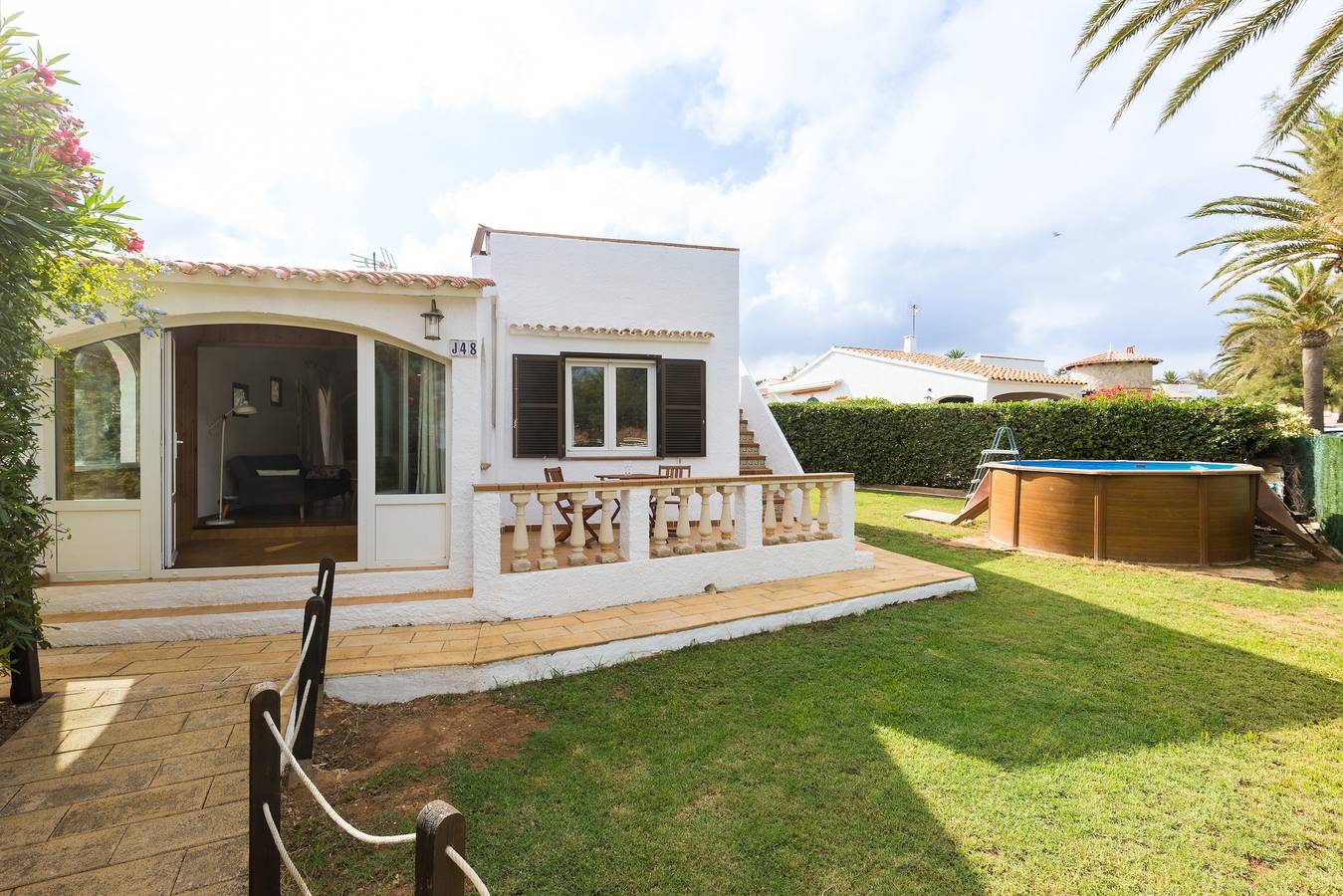 Casa de vacaciones para 4 personas con jardín in S'Algar, Sant Lluís