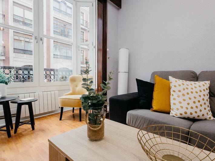 Appartement voor 4 personen, met balkon in Bilbao