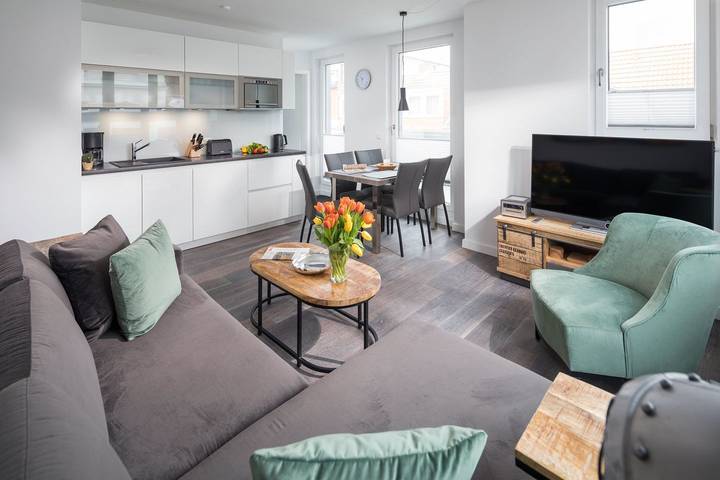 Ganze Wohnung, Hochwertige 3-Raum-Wohnung mit gr. Dachterrasse, Norderney in Norderney