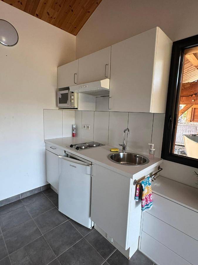 Gîte pour 2 personnes, avec jardin ainsi que terrasse et vue à La Bâtie-Vieille - 3