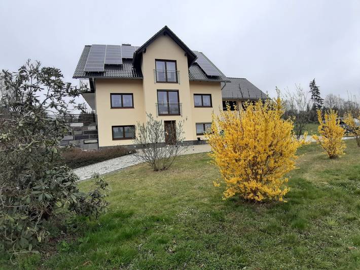 Ferienwohnung für 3 Personen, mit Garten und Terrasse, kinderfreundlich im Vogtland