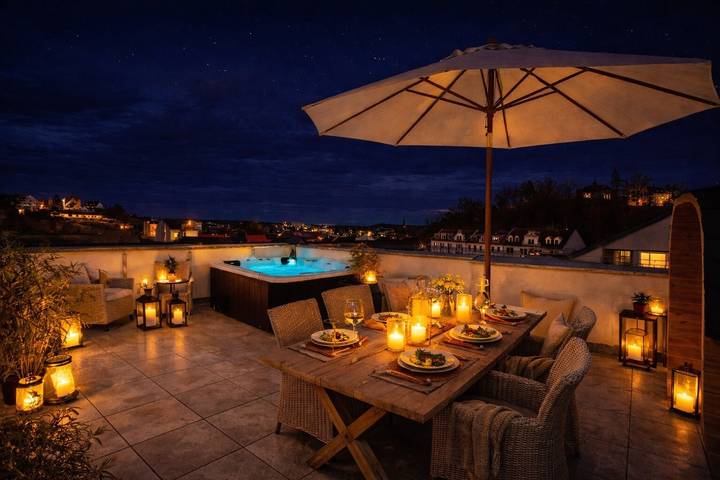 Ferienwohnung für 6 Personen, mit Sauna und Whirlpool, mit Haustier in Meißen - 2