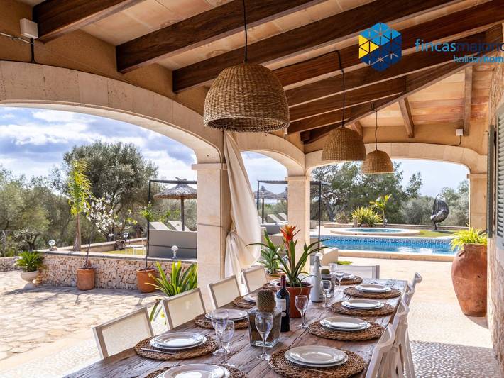 Finca für Gruppen für 12 Personen, mit Garten und Balkon sowie Pool und Whirlpool in Ses Salines - 4