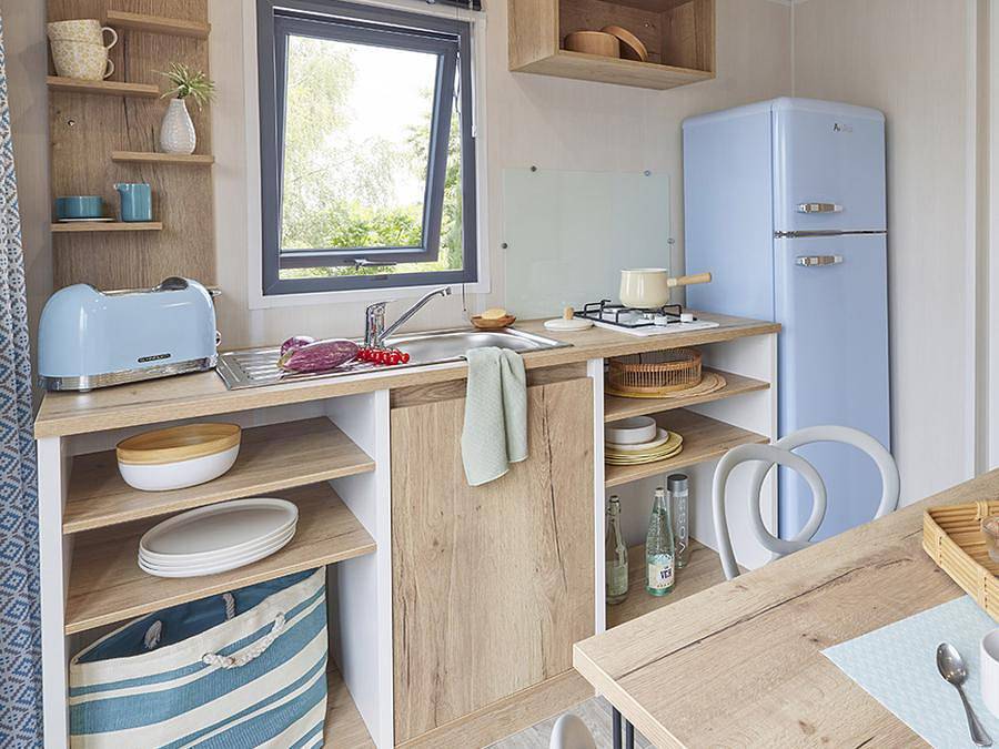 Camping Domaine de l'Epinette - Mobile home 4 persons - 20m² cabin in Châtillon (Jura), Jura Francais