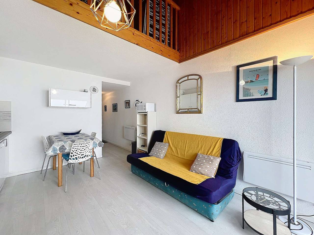 Ganze Wohnung, Quiberon - 2-Zimmer + Mezzanine Wohnung - 4 Pers - Meerblick in Quiberon, Côte des Mégalithes