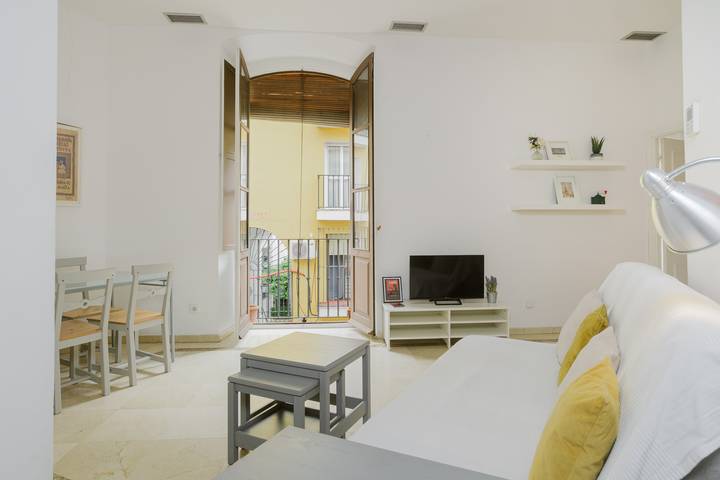 Apartamento entero, Apartamento 'Sevilla Centro Con Piscina' con piscina compartida, Wi-Fi y aire acondicionado. in Casco Antiguo, Sevilla