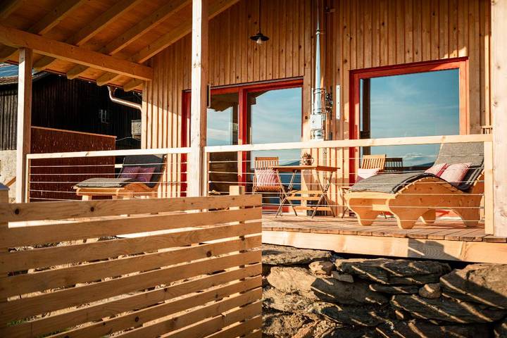 Chalet für 2 Personen, mit Pool und Garten sowie Balkon und Sauna in Bayern - 3