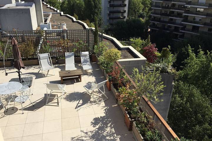 Appartement de vacances pour 4 personnes, avec balcon et jardin