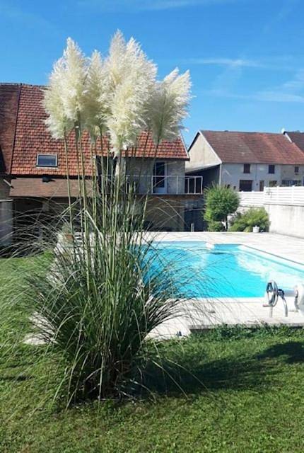 Location de vacances pour 10 personnes, avec Jacuzzi et Terrasse ainsi que Jardin et Piscine à Dompierre-sur-Mont