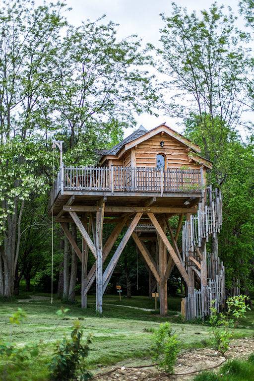 Cabane dans les arbres pour 4 personnes, avec terrasse et piscine en Gironde - 4