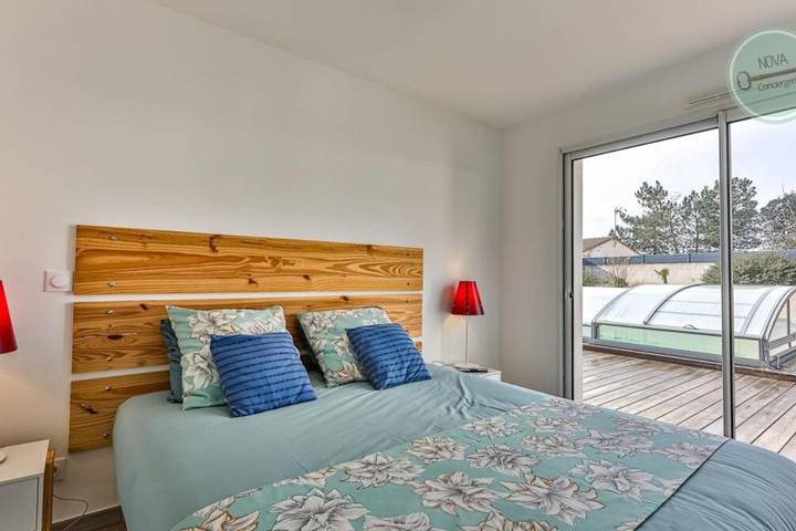 Villa pour 6 personnes, avec jardin ainsi que piscine et balcon à Saint-Jean-de-Monts - 4