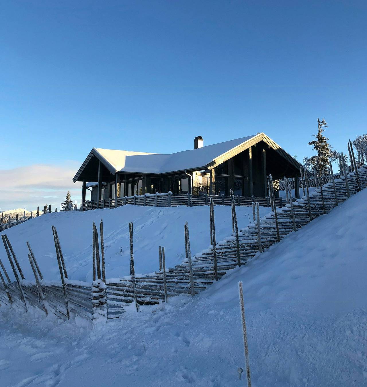 Moderne hut met uitzicht op Skeikampen in Skeikampen, Gausdal