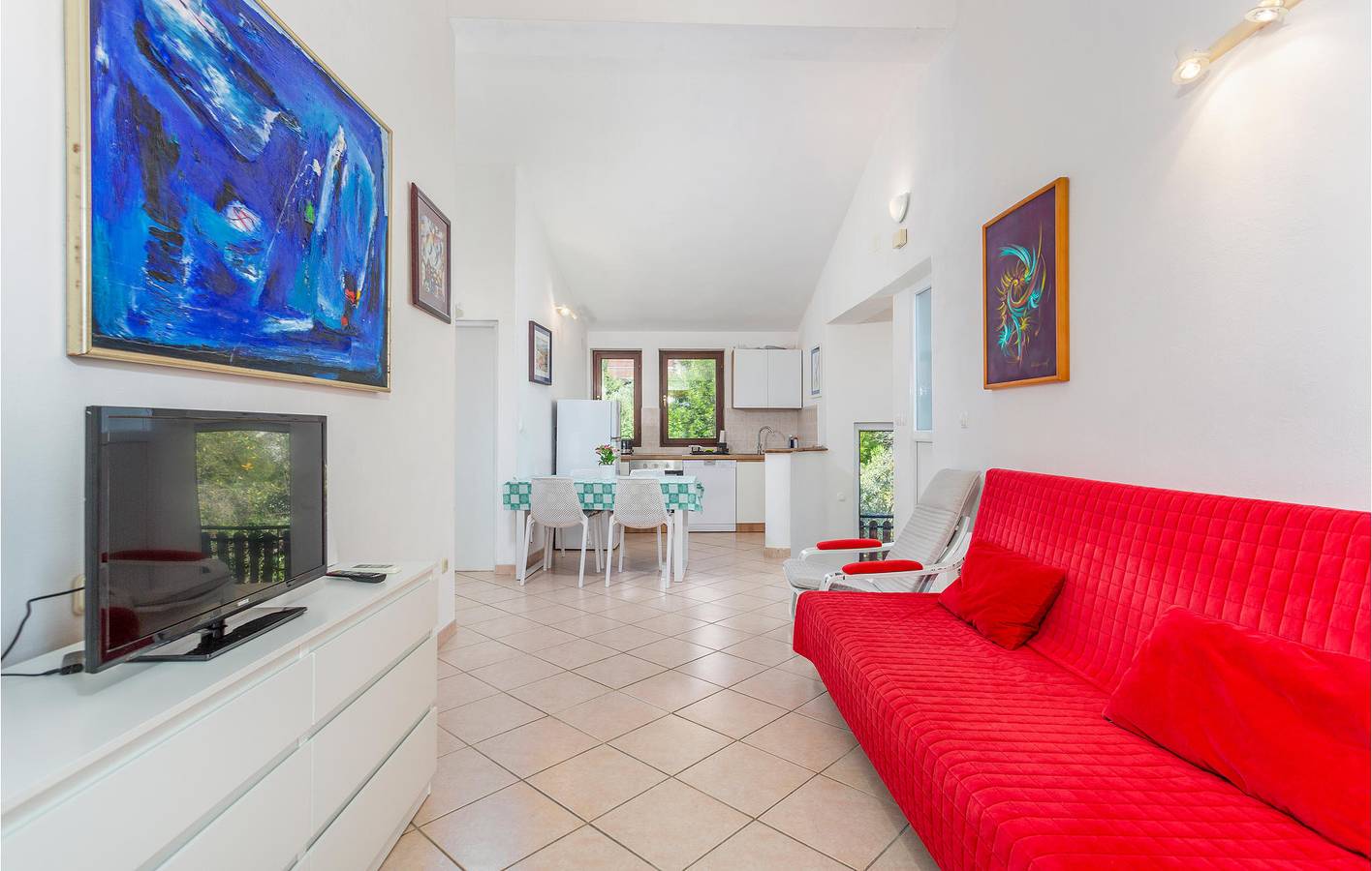 Apartamento vacacional entero, Apartamento de vacaciones para 4 personas con terraza in Pinezici, Krk (isla)