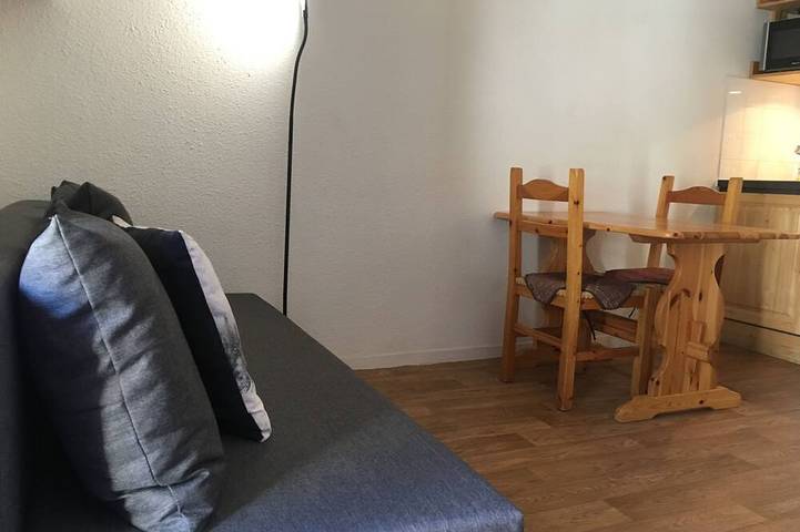 Ganze Wohnung, Cosy Studio 4 ppl Central Les Deux Alpes, balcony with stunning mountain views in Vénosc, Les Deux Alpes