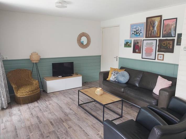 Bungalow für 6 Personen, mit Terrasse und Balkon/Terrasse in Friesland