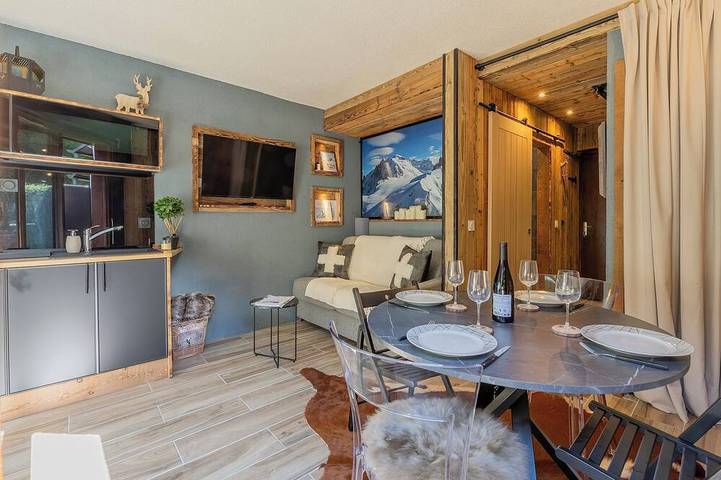 Chalet pour 4 personnes, animaux acceptés à Demi-Quartier