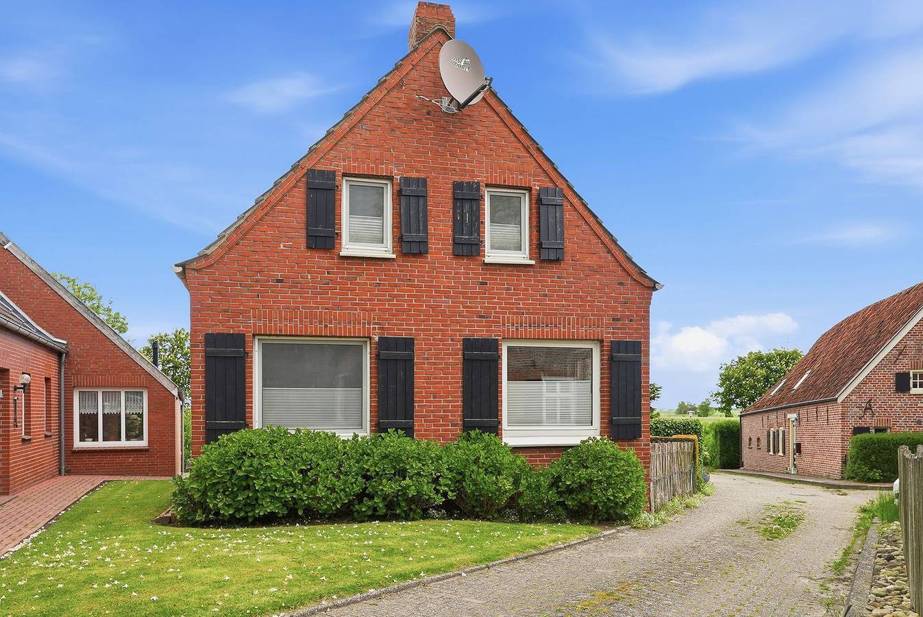 Gemütliches Ferienhaus Kiek In mit Kamin, Garten und Terrasse bei Greetsiel in Manslagt, Krummhörn