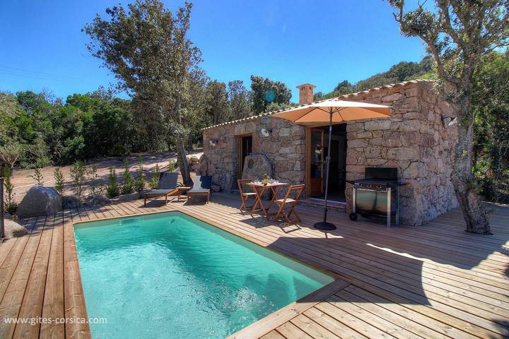 Gîte für 2 Personen, mit Terrasse und Pool auf Korsika - 2