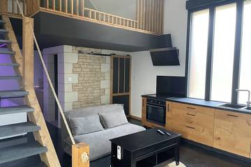 Chambre d’hôte pour 4 personnes, avec jacuzzi à Yvré-le-Pôlin