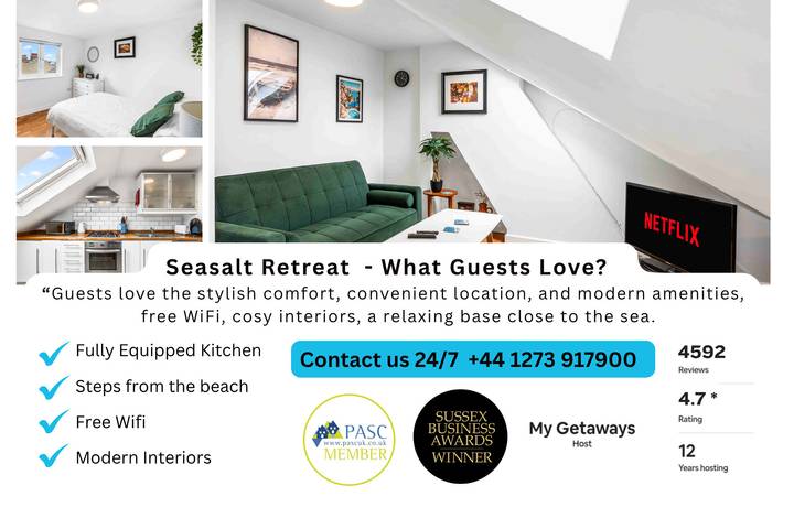 Holiday rental for 4 people in Worthing