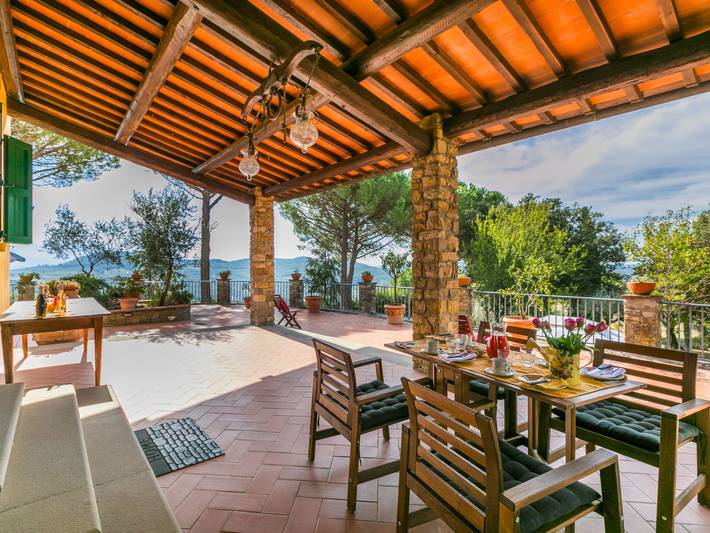 Location de vacances pour 10 personnes, avec terrasse ainsi que jardin et vue à Pontassieve - 3