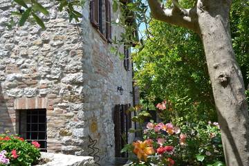 Gîte pour 3 personnes, avec jardin et balcon à Corciano