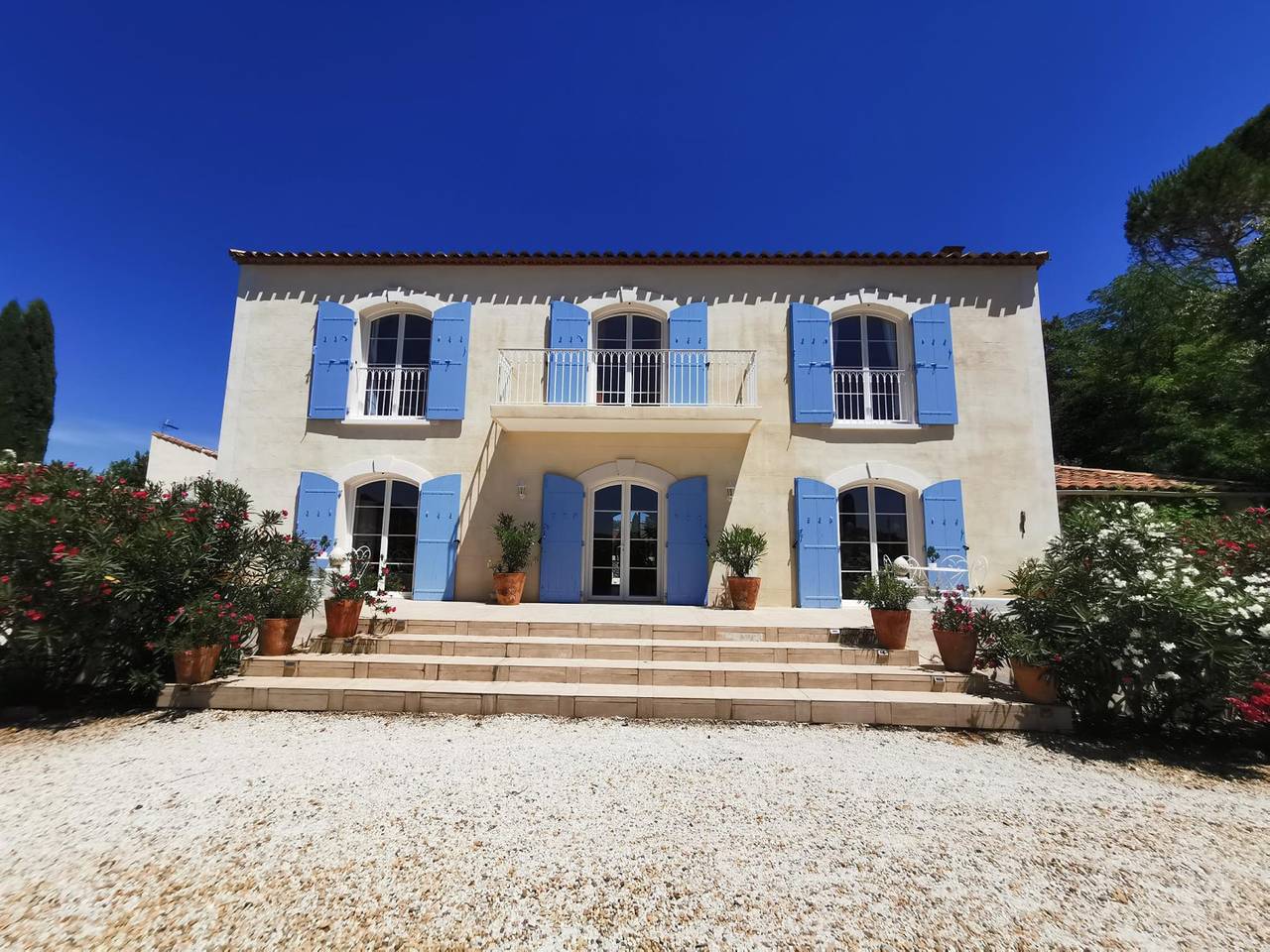 La Villa Ricôme in Fontanès, Côte méditerranéenne (France)