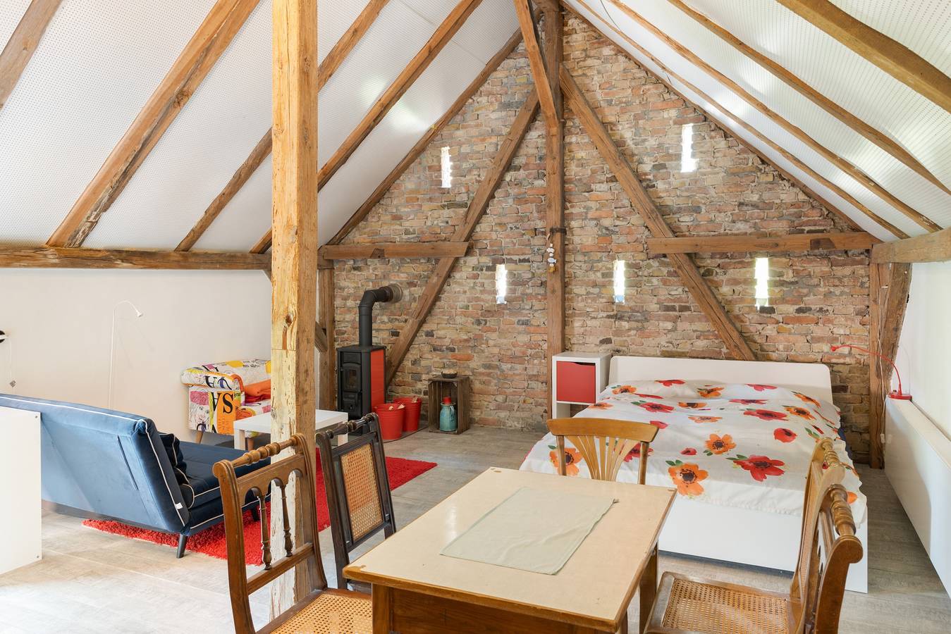 Maison de vacances « Rotes Haus Phöben » avec terrasse privée, jardin et Wi-Fi in Phöben, Werder