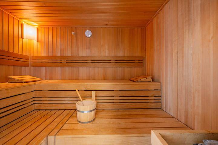 Ganze Wohnung, Ferienwohnung „Haffhafen“ mit Sauna & Balkon am Stettiner Haff in Zirchow in Zirchow, Usedom