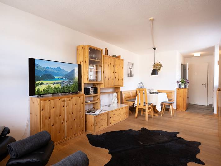 Ferienwohnung für 2 Personen, mit Balkon und Ausblick in St. Moritz - 2