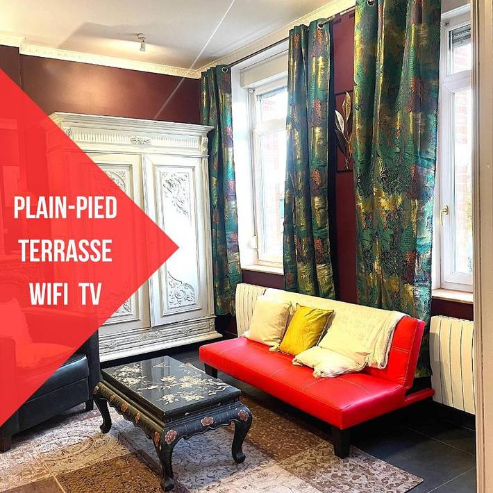 Appartement de vacances pour 4 personnes, avec jardin et vue