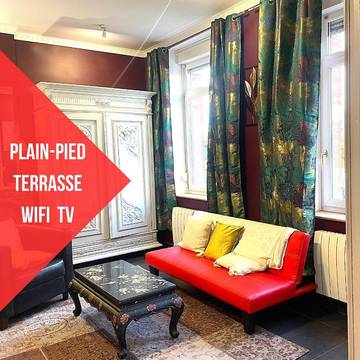 Gîte pour 4 personnes, avec jardin et vue dans Bavay