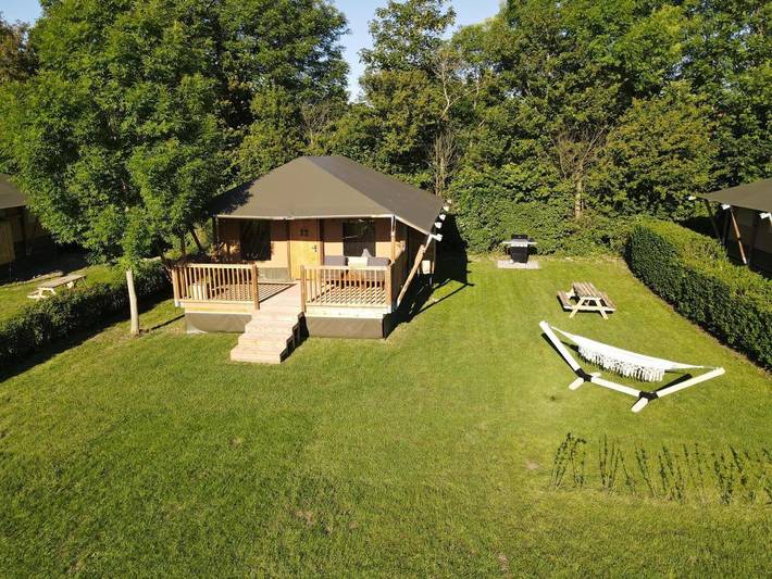 Camping für 4 Personen, mit Garten und Ausblick sowie Terrasse in Zeeland - 2