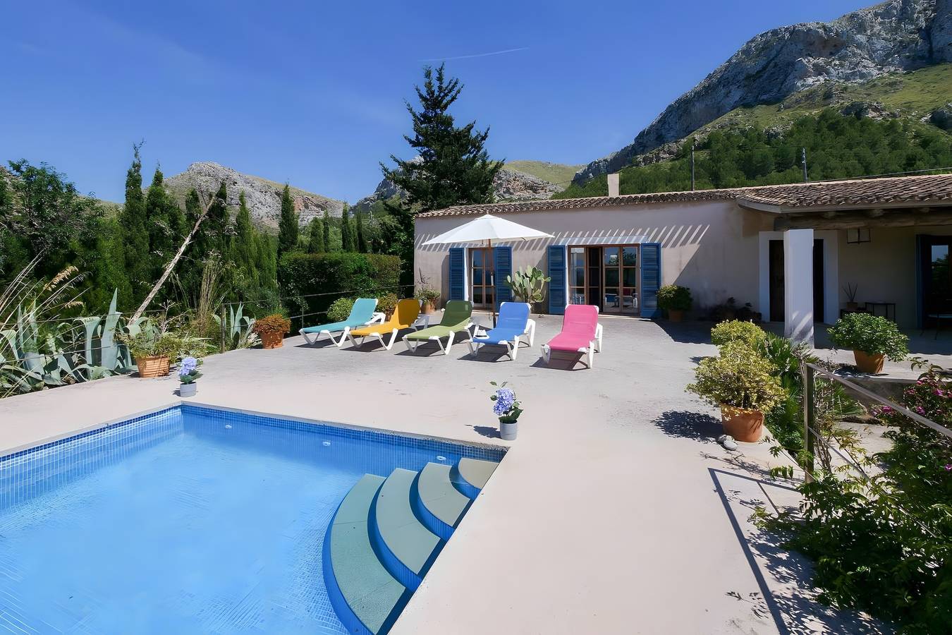 Casa de vacaciones "Es Parral" con piscina y Wi-Fi in Colònia de Sant Pere, Artà