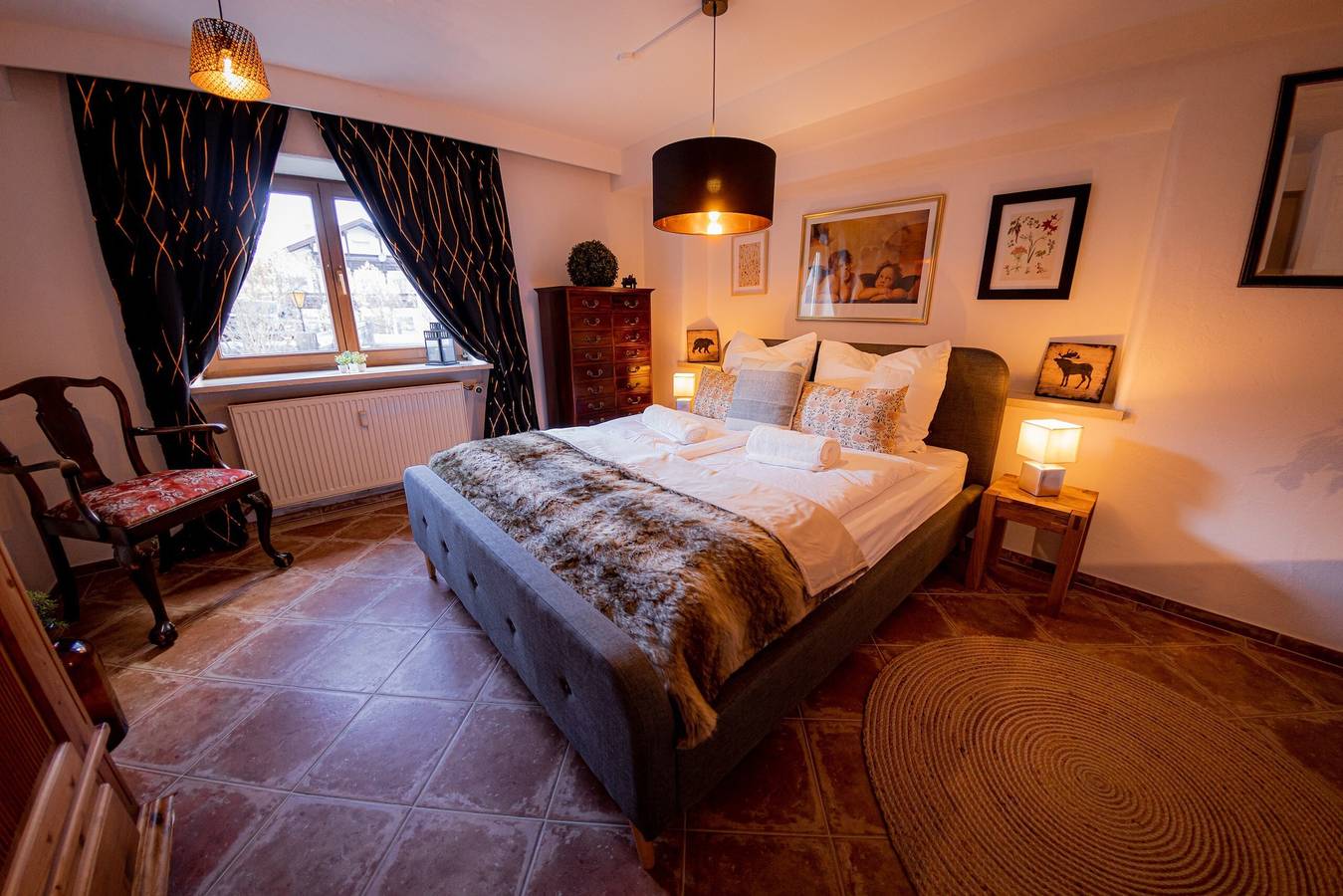 Ganze Wohnung, Ferienwohnung 'Gemütliche Wohnung' mit Bergblick, Gemeinschaftsterrasse und Wi-Fi in Anger, Bayerische Alpen