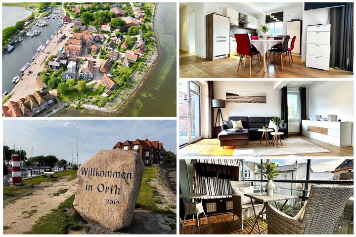 Ferienwohnung für 4 Personen, mit Balkon in Orth