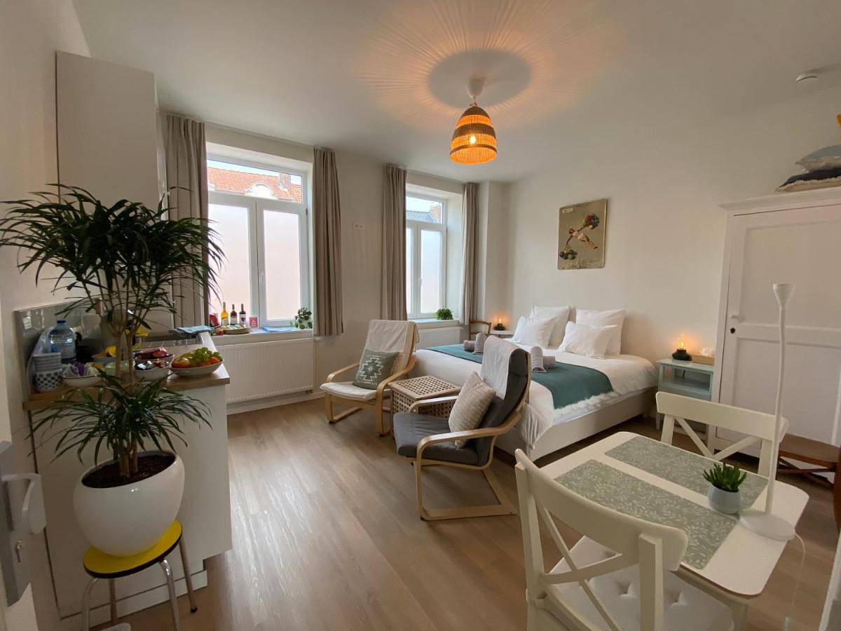 Appartement entier, Deluxe King Studio in Ville d'Ostende, Oostende