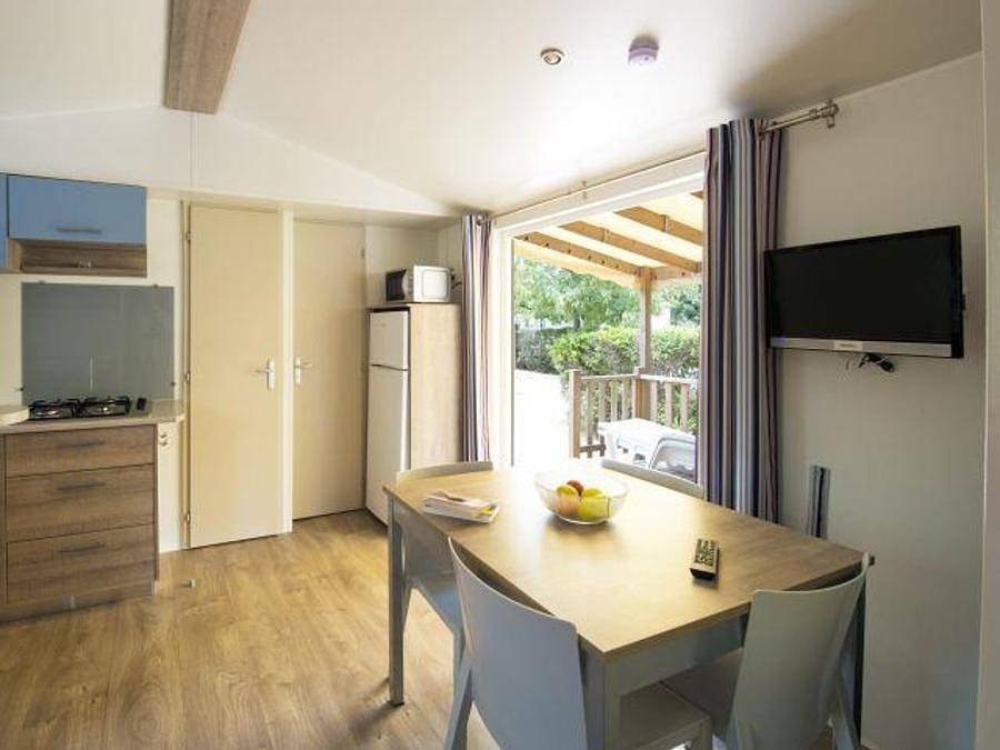 Camping Le Trivoly - Mobilhome 6 personas - Casa móvil Caribe con aire acondicionado - 2 dormitorios in Torreilles, Côte d'Améthyste
