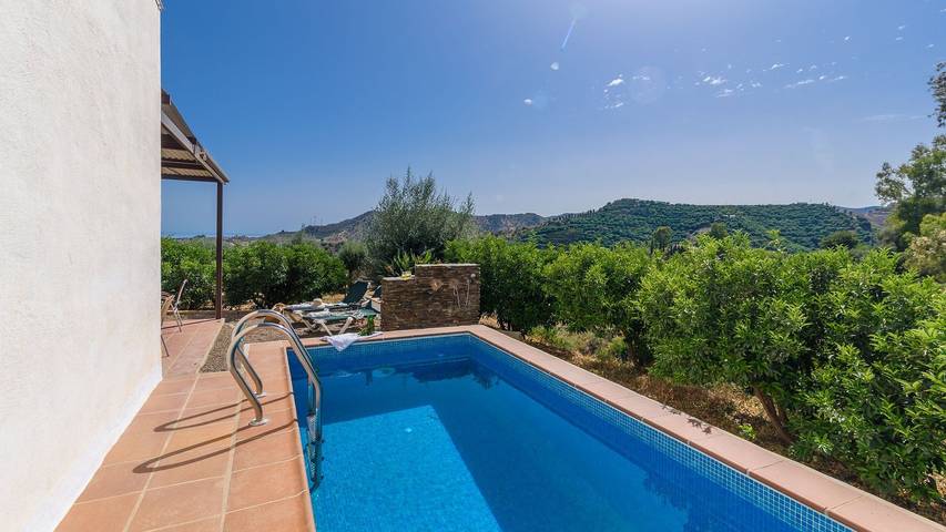 Chalet para 6 personas, con piscina y balcón/terraza en Vélez-Málaga