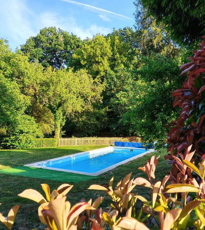 Casa rural con piscina para 2 personas, con Terraza además de Jardín y Piscina en Provincia de La Coruña