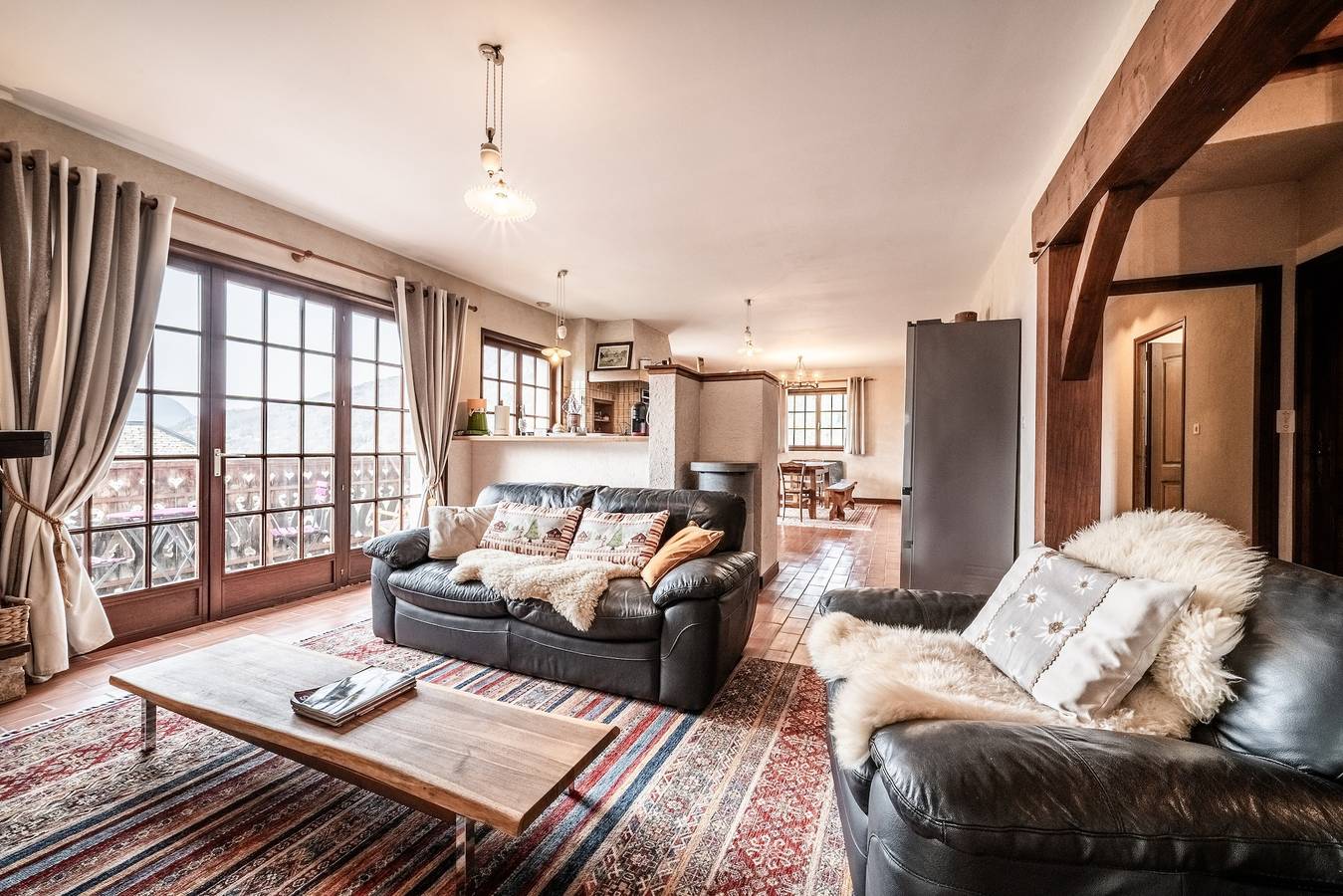Appartement entier, Appartement 'La Ferme De 1876' avec vue sur la montagne et le jardin et Wi-Fi in Marignier, Région de Bonneville