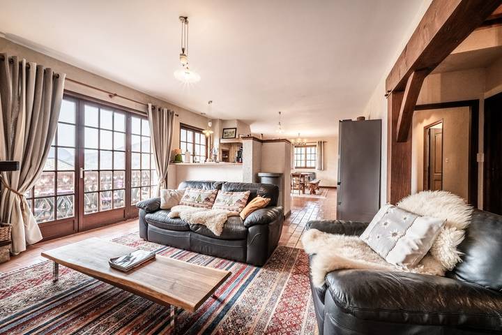 Appartement entier, Appartement 'La Ferme De 1876' avec vue sur la montagne et le jardin et Wi-Fi in Marignier, Région de Bonneville