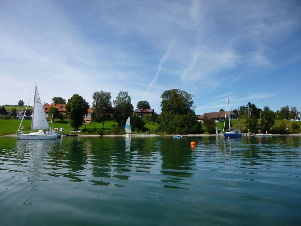 Hütte in Dietringen mit Schwimmbecken in Rieden, Bayerisch Schwaben