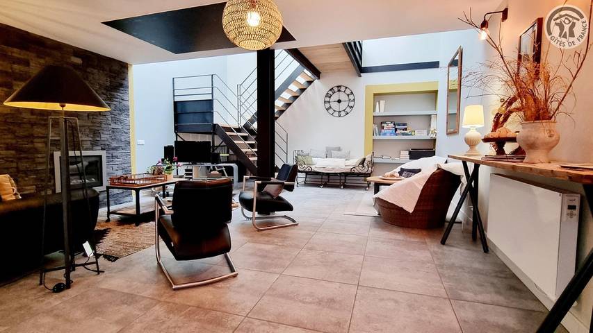 Gîte pour 4 personnes, avec terrasse et jardin