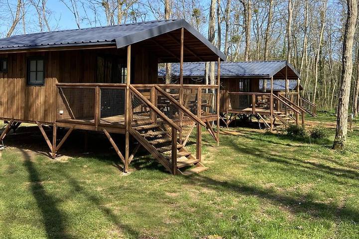 Maison de vacances pour 21 personnes, avec Terrasse ainsi que Jardin et Piscine